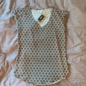 Express short sleeve blouse